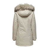 Only Beige Polyester Parka